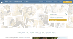 Desktop Screenshot of gardenterraceatoverlandpark.com